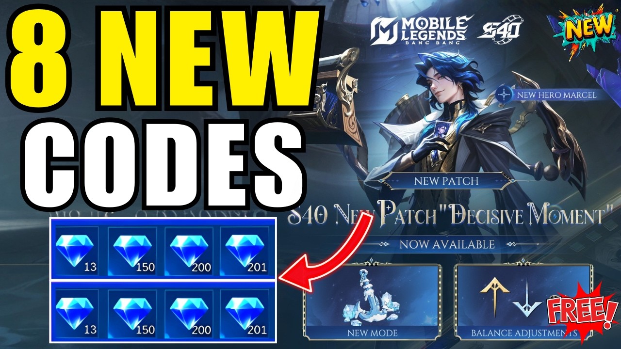 Новые промокоды Mobile Legends на март 2026 года - промокод MLBB Diamond, работает на 100%!