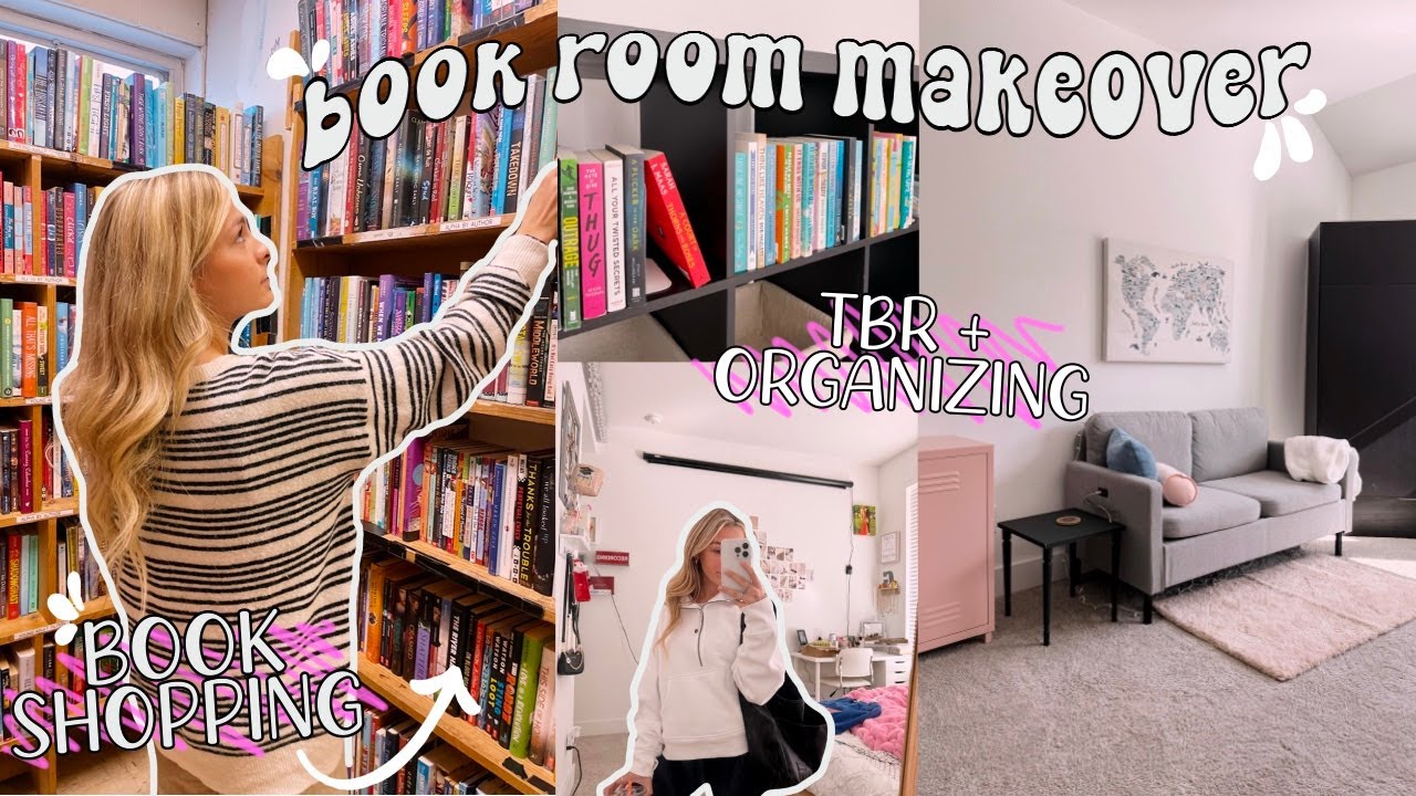 so i'm a reader now… | book room makeover, shopping, TBR + more!