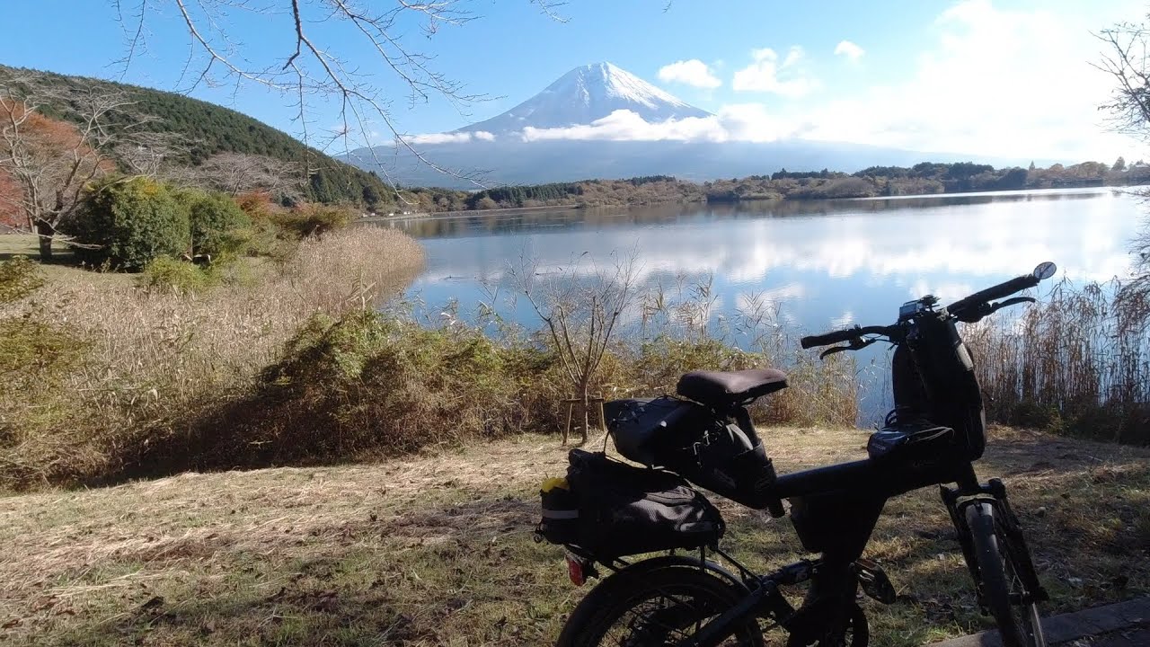 【ミニベロe-bike PSA1】田貫湖で富士の絶景サイクリング