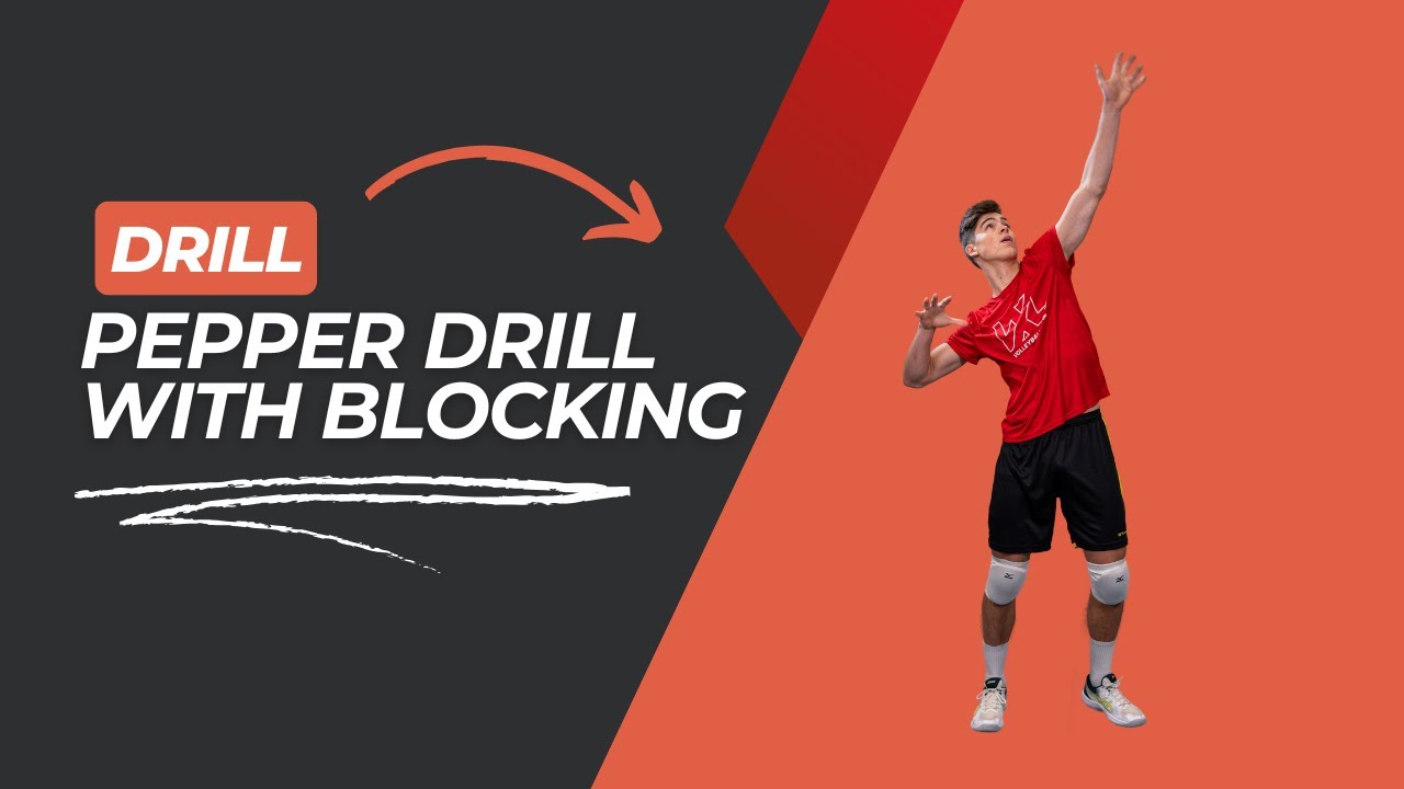 Volleyball Pepper Drill | Warm up drill