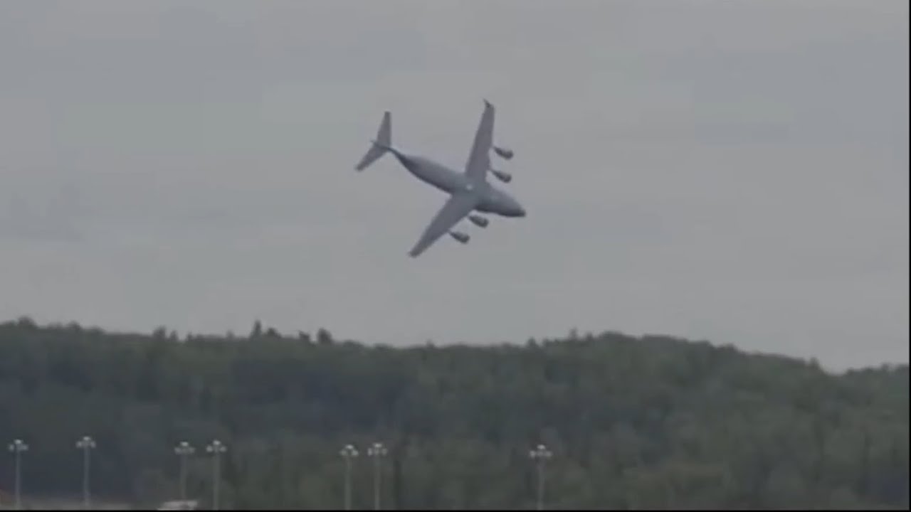 Original Aufnahmen Flugzeugabsturz
