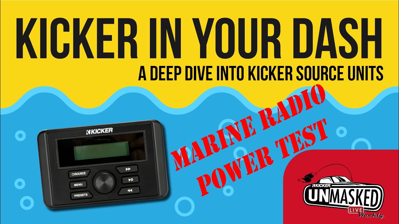 We Test Our Marine Radios on Camera! - KICKER UnMASKED - Shorts