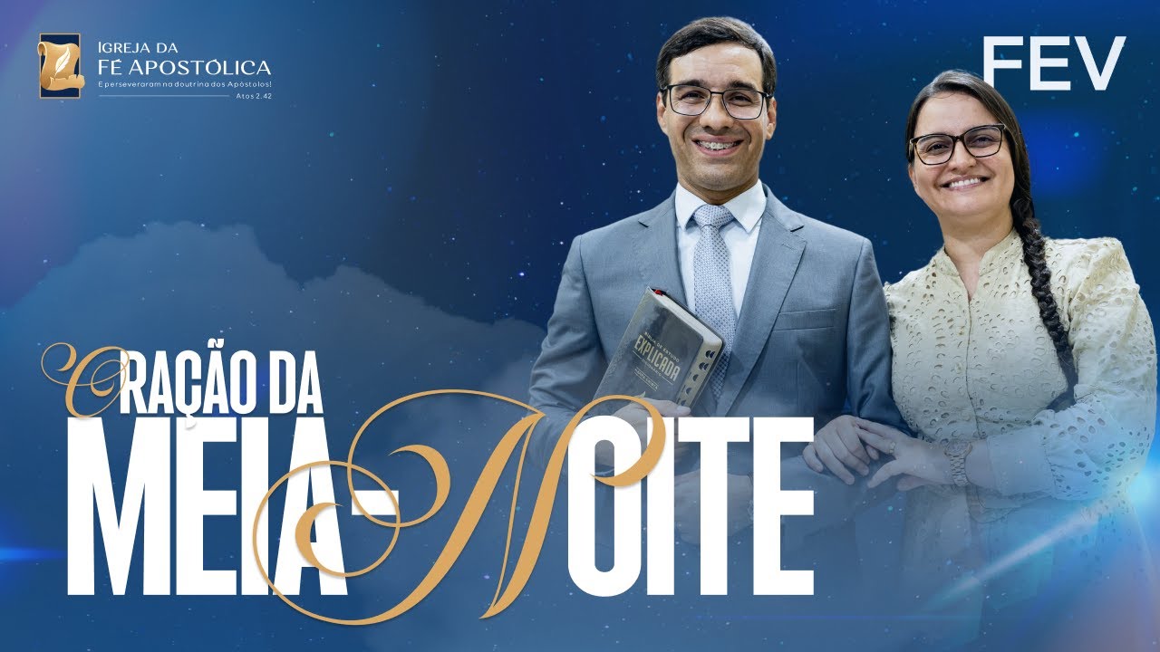 🔴 Oração da Meia-Noite | 25/02/26 | Pr. Johny Mange | Ao Vivo