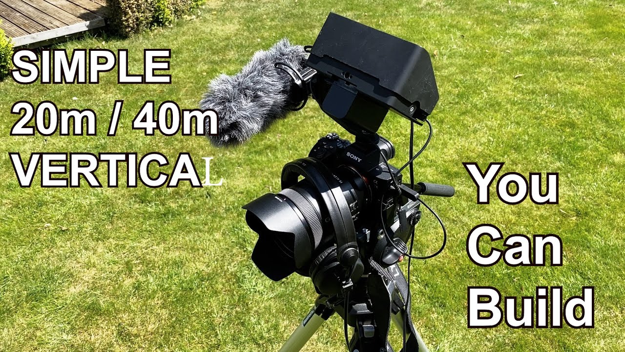Simple Dual Band 20m/40m Vertical Antenna You Can Easily Build