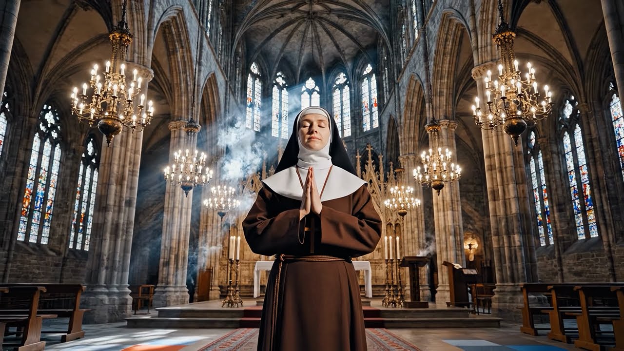 Gregorian Healing Prayer – Psalm 102 & Ubi Caritas | Sacred Night Chant for Healing and Inner Peace