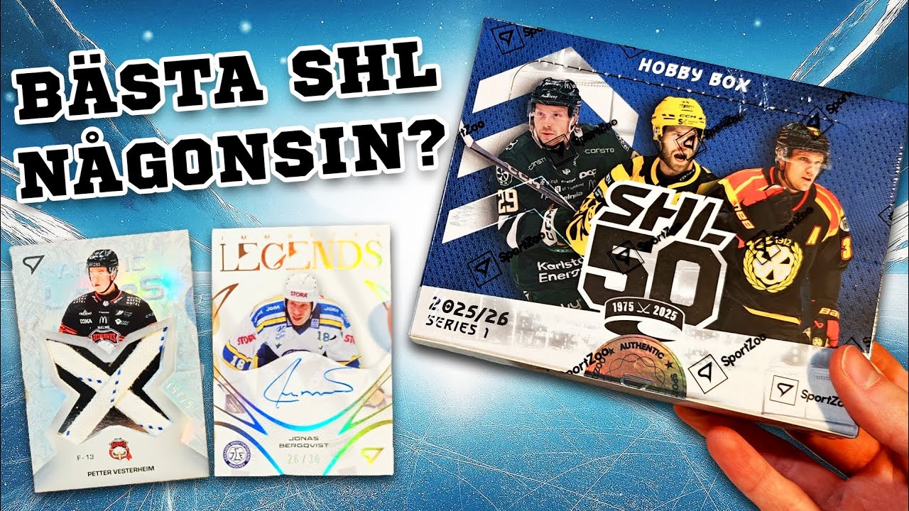 BÄSTA SHL SERIEN?! Öppnar SHL 25/26 Hobby Box igen🔥