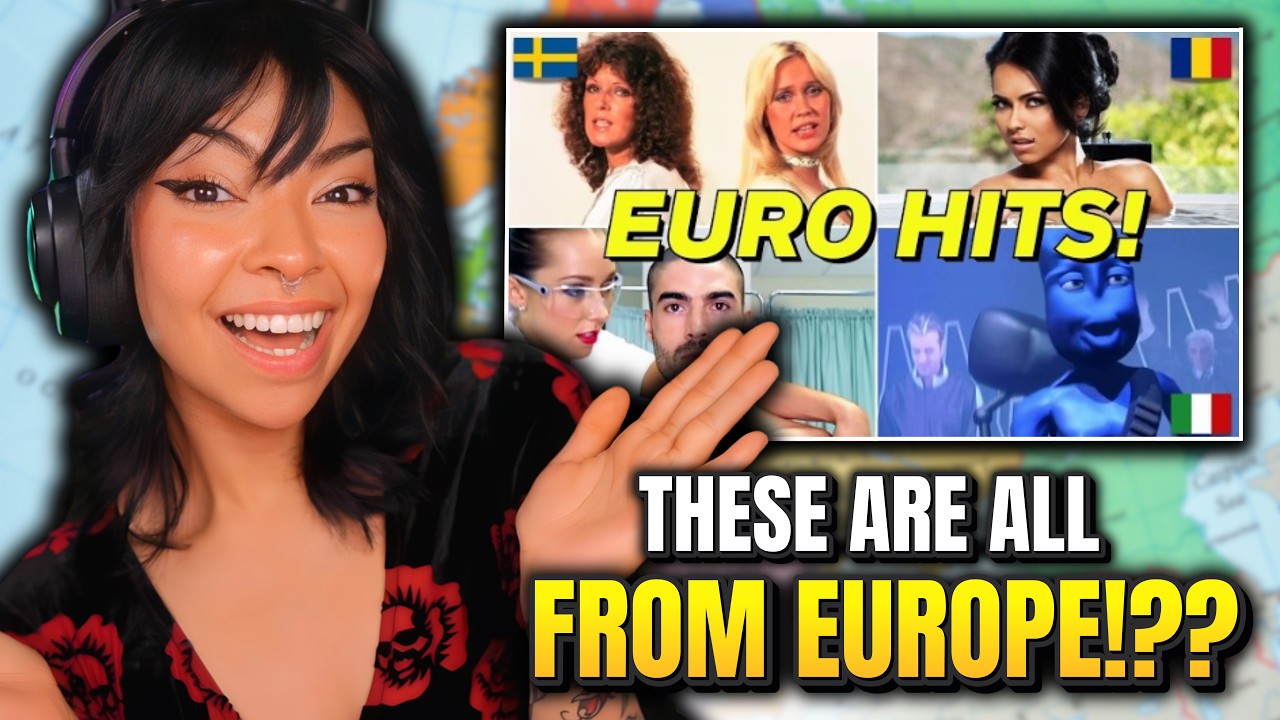 AMERICAN REACTS to TOP 200 EURO HITS | HUGELY Popular EUROPEAN Songs That Were Popular in AMERICA!