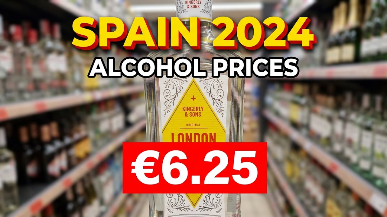 Alcohol prices in Spain 🇪🇦 in June 2024