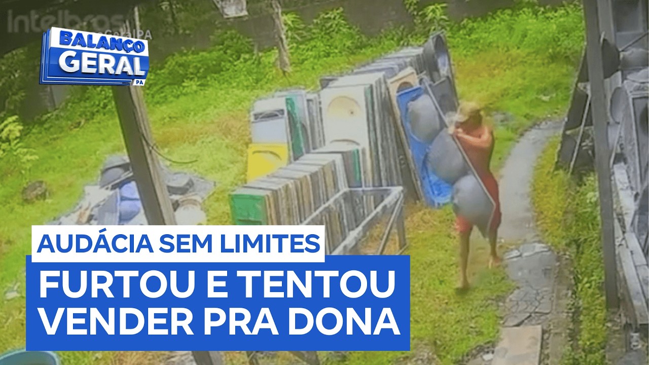 Homem invade fábrica de pias, furta vários itens e tenta vender na internet para a dona dos produtos