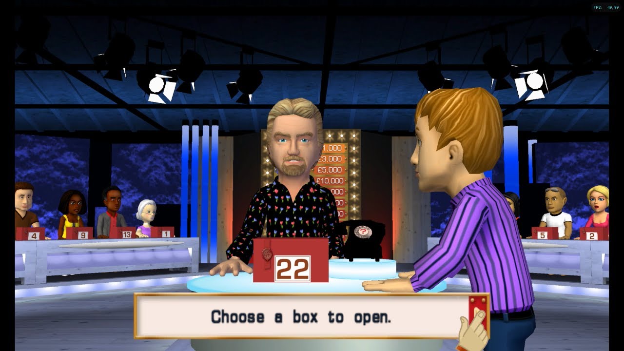 Deal or No Deal (English) de Wii con emulador Dolphin. Gameplay