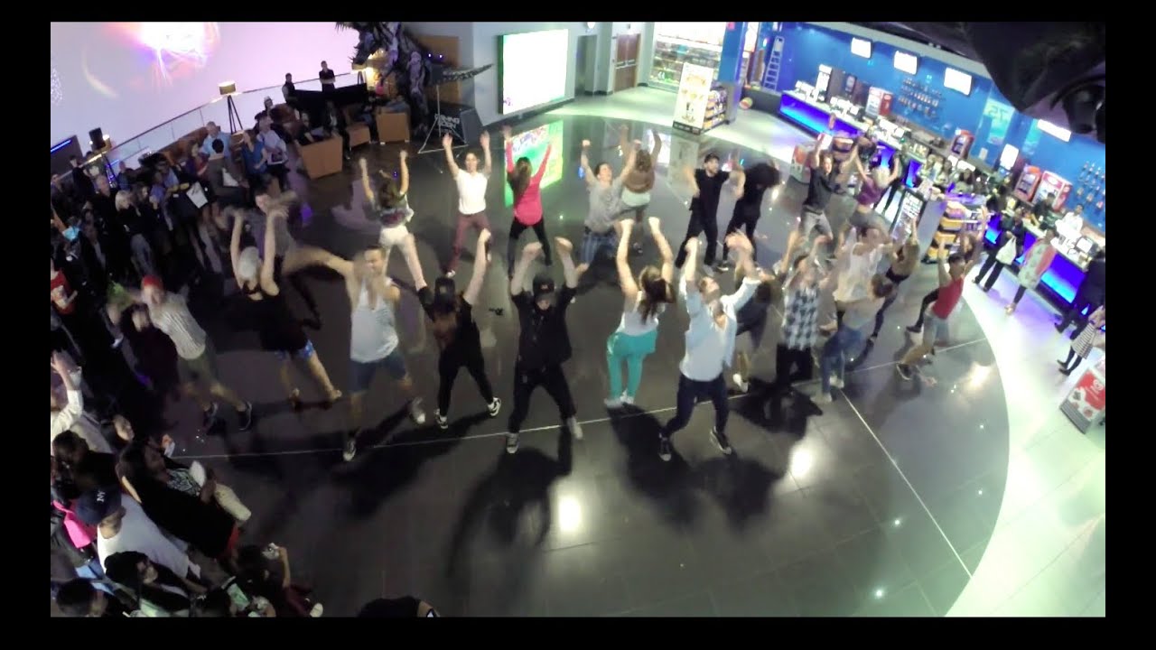 Walking On Sunshine Flashmob at Vue Cinemas