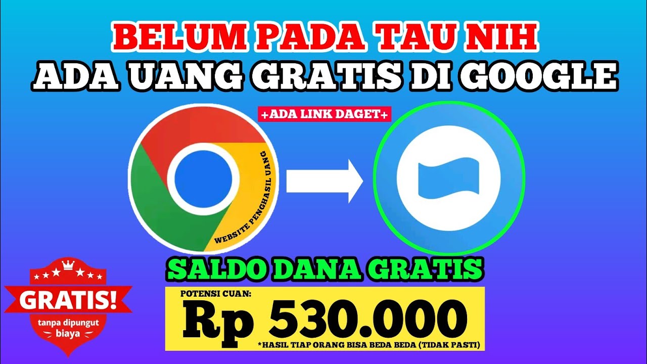 Cepat Klaim Saldo DANA GRATIS Langsung dari Google | Cara Mendapatkan Saldo Dana Gratis