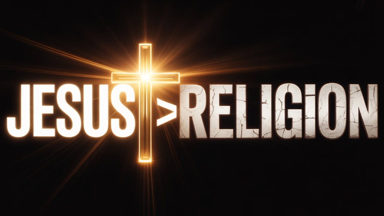 Jesus Is Greater Than Religion | A Living Relationship With Christ