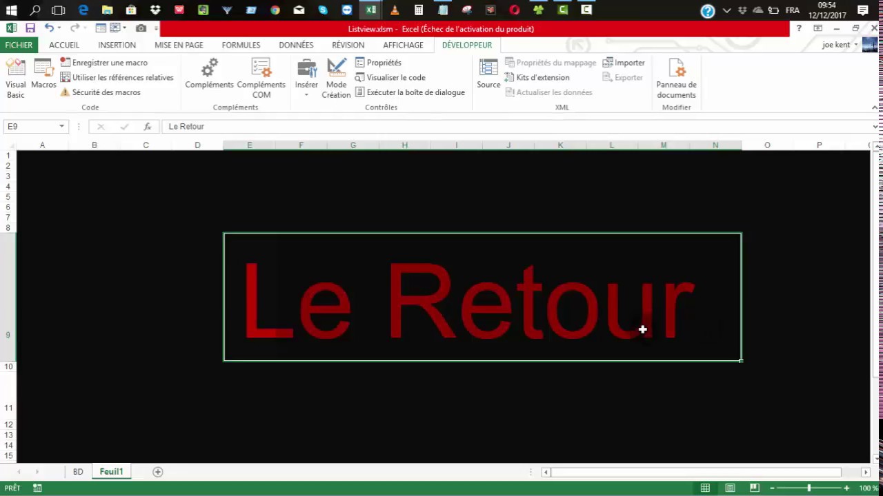 Excel Vba Listview Part1 Comment alimenter une listview