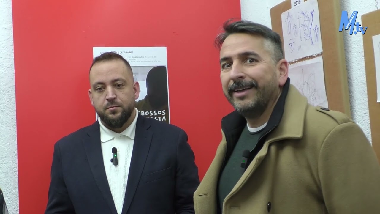 Maestrat Tv - Vinaròs - Inaguració de l'exposició d'esbossos d'una festa (J.Vte Saura Ferreres)