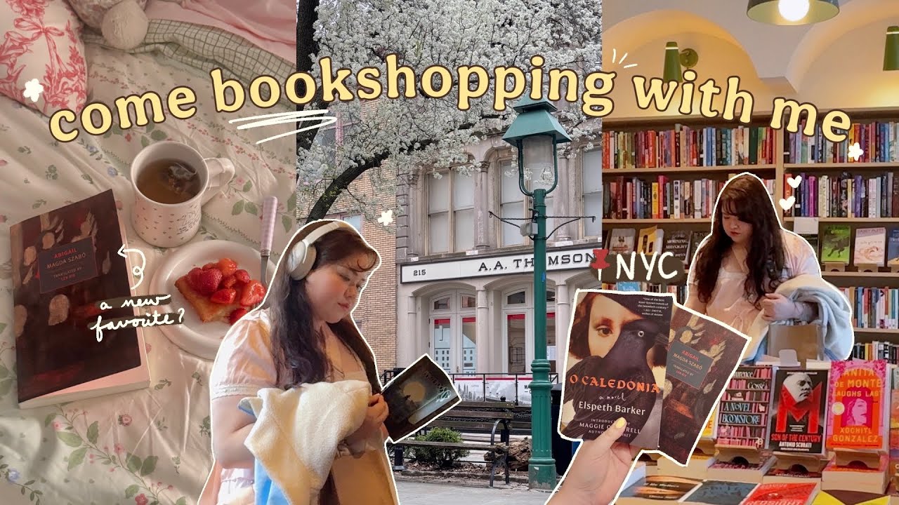 a cozy lil bookshopping vlog ft nyc's coziest book stores 📚