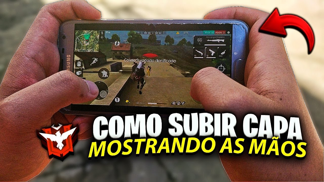 ATUALIZADO! COMO SUBIR CAPA NA MIRA PADRÃO FÁCIL + MOSTRANDO AS MÃOS MAIS RÁPIDA DO FREE FIRE