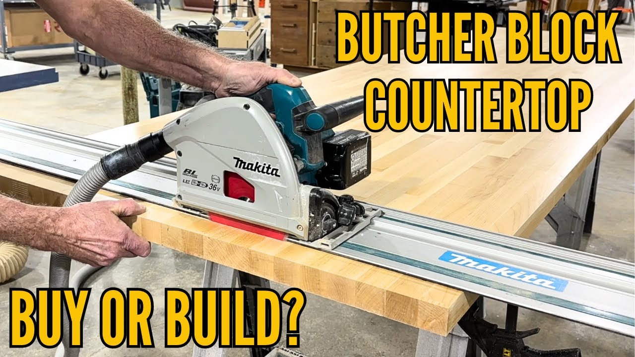 Butcher Block Countertop - Build It or Buy It?