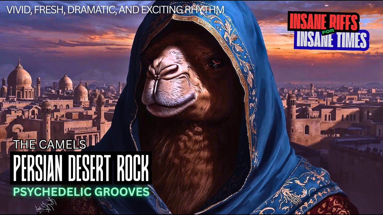 Persian Psychedelic Desert Rock Grooves – 70s Deep Basslines for Work, Focus & Relaxation