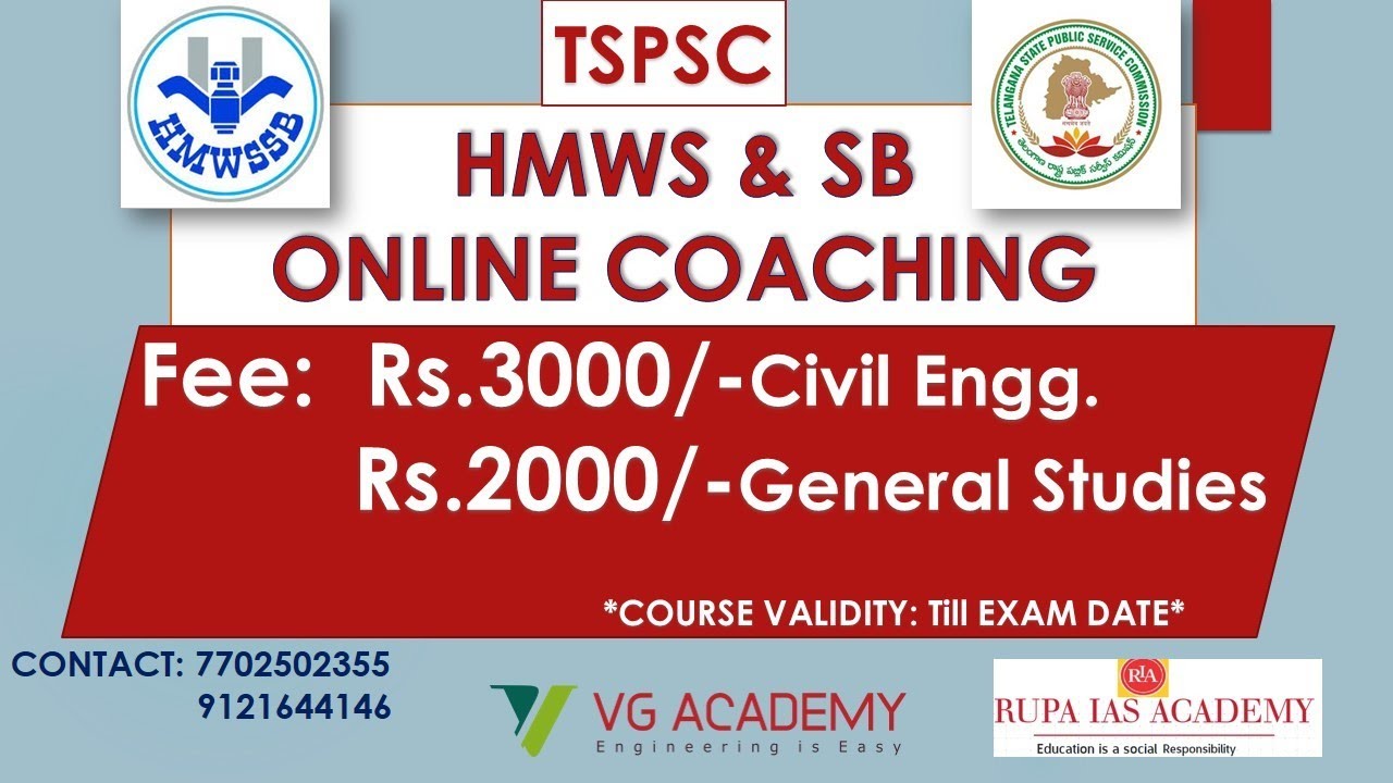 HMWS notification released | Exam pattern and Special course from vgacademy