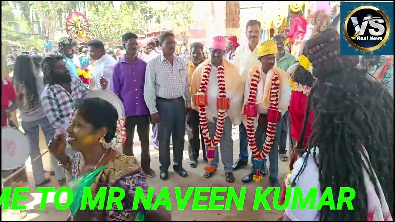 KGF MARIKUPPAM SRI POONGA VANATHAMMAN AND KALIAMMAN KOVIL COMMITTEE LEADER'S GRAND WELCOME TO NAVEEN