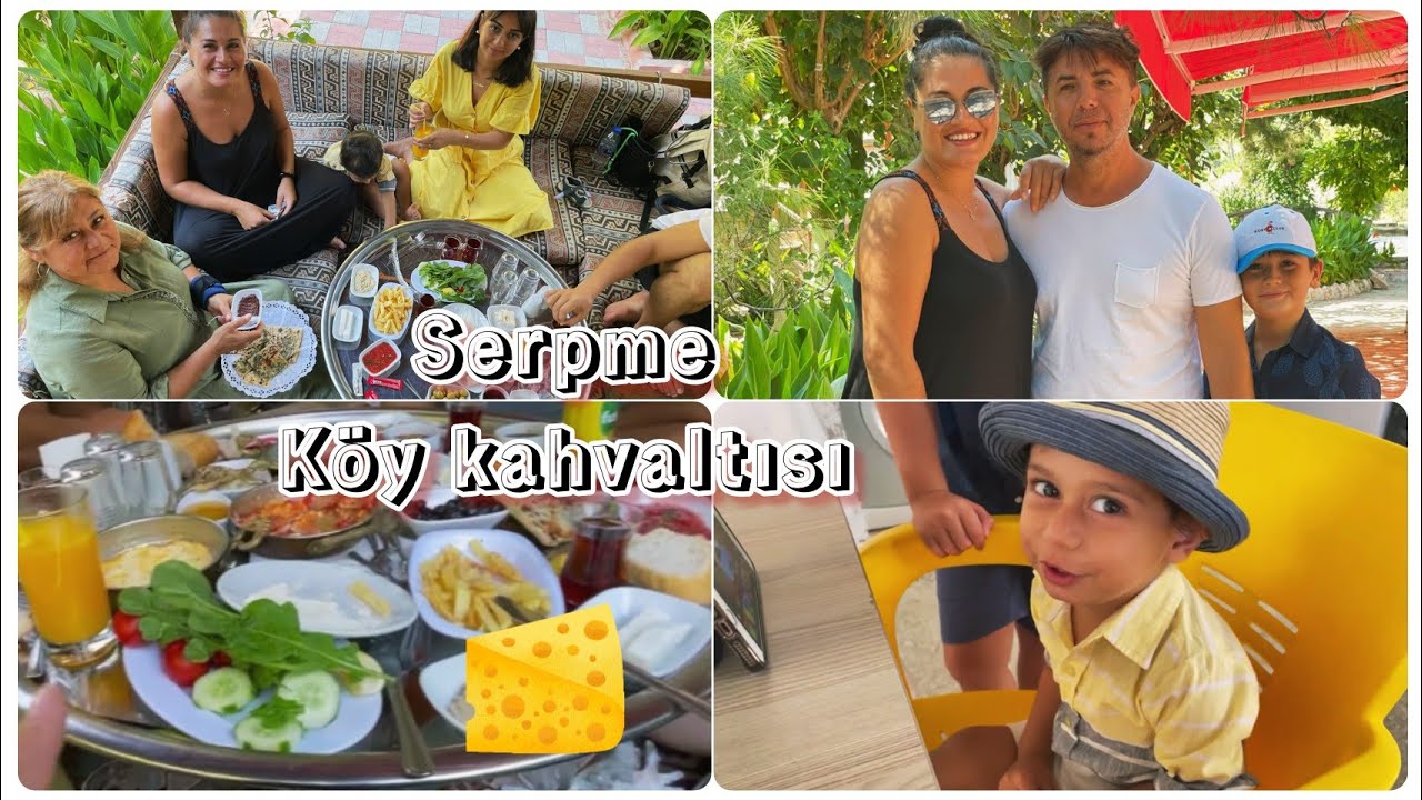 ANNEM BİZİ KAHVALTIYA GÖTÜRDÜ ❤️AİLECE ÇOK EĞLENCELİ BİR GÜN GEÇİRDİK 🌷ANTALYA ÇAKIRLAR 🇹🇷VLOG