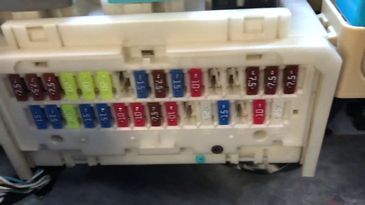 fuse box location Toyota Yaris, vitz
