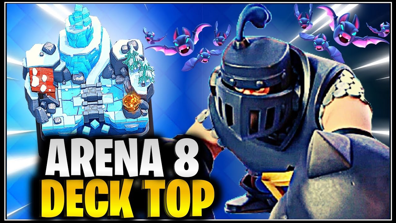 DECK TOP PARA ARENA 8 PICO CONGELADO NO CLASH ROYALE!