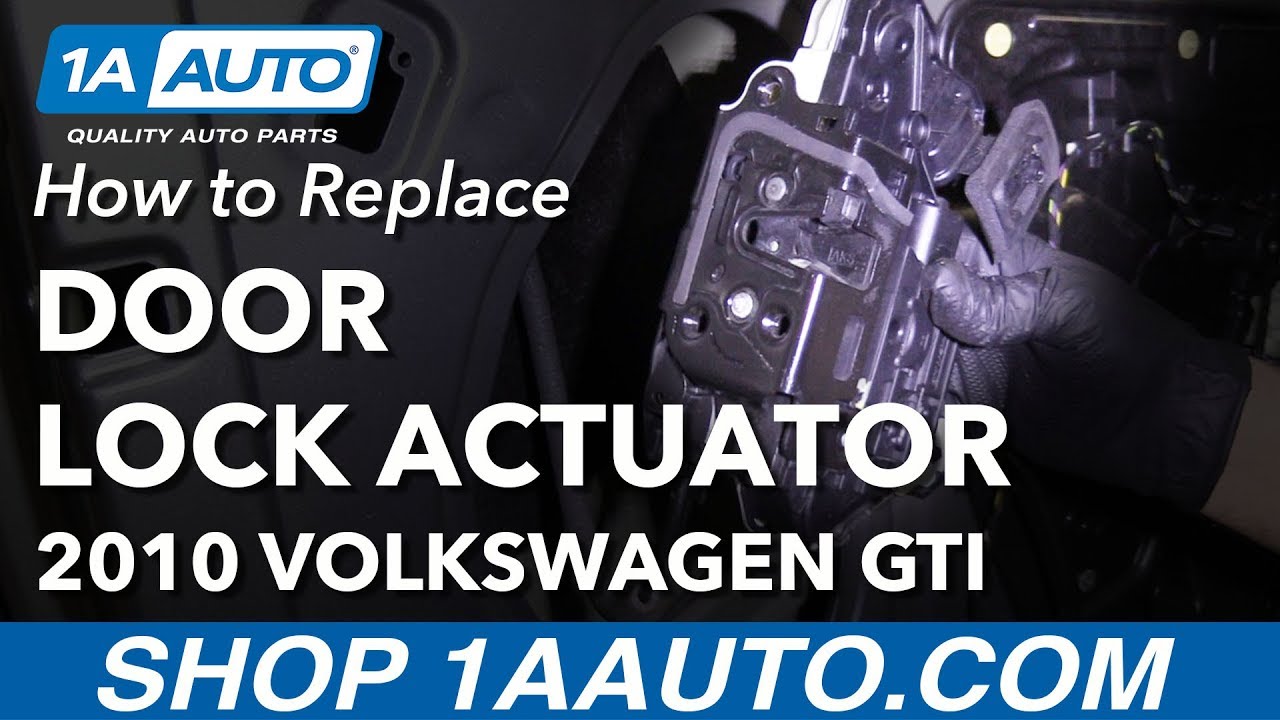 How to Replace Door Lock Actuator Latch 06-10 Volkswagen GTI