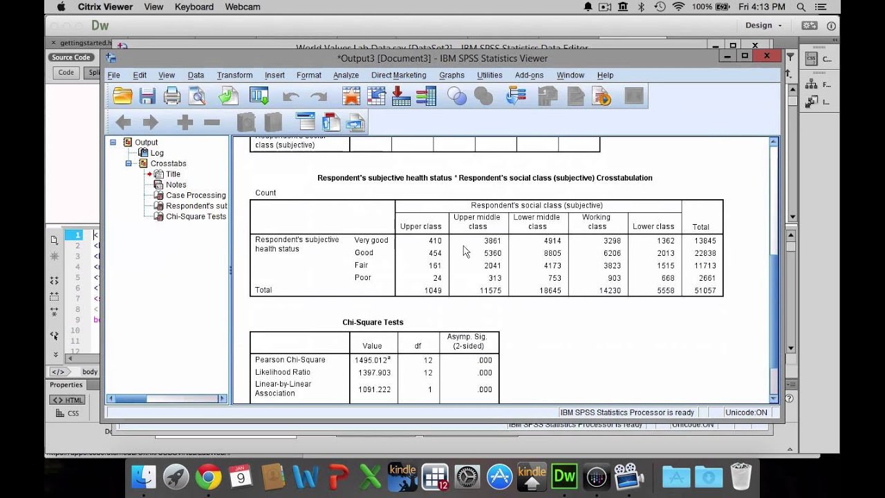 Chi-Square Test for Independence in SPSS