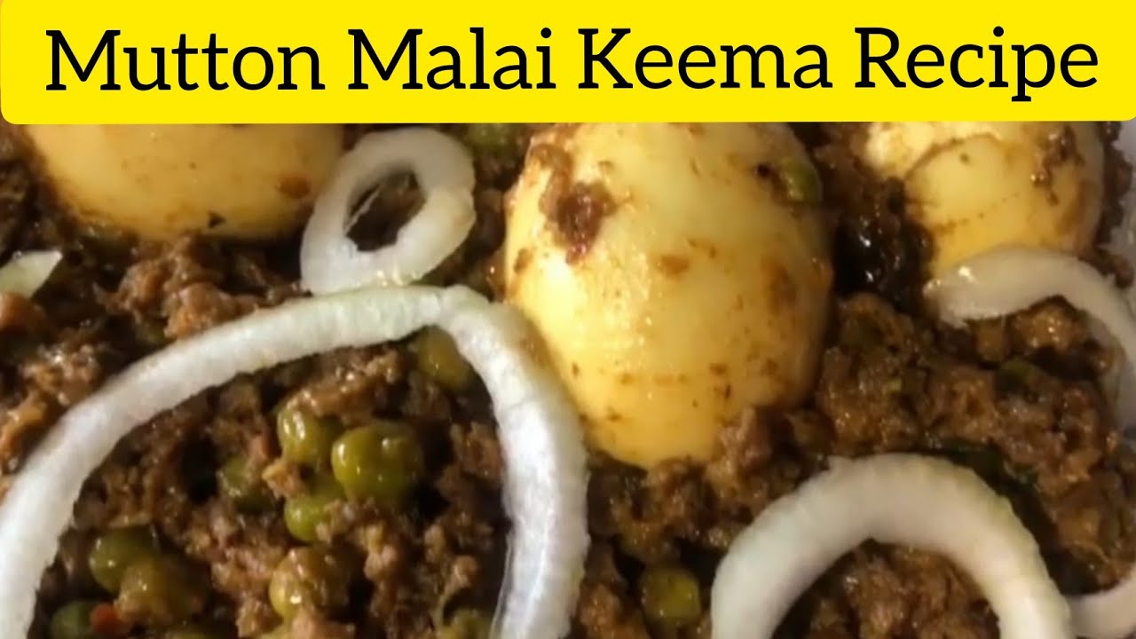 Mutton Malai Keema|Creamy Keema Recipe |Restaurant Style  White Keema