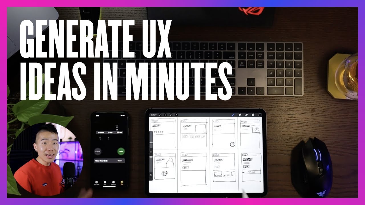 UX Design Framework: Crazy 8s (Single & Team Examples)