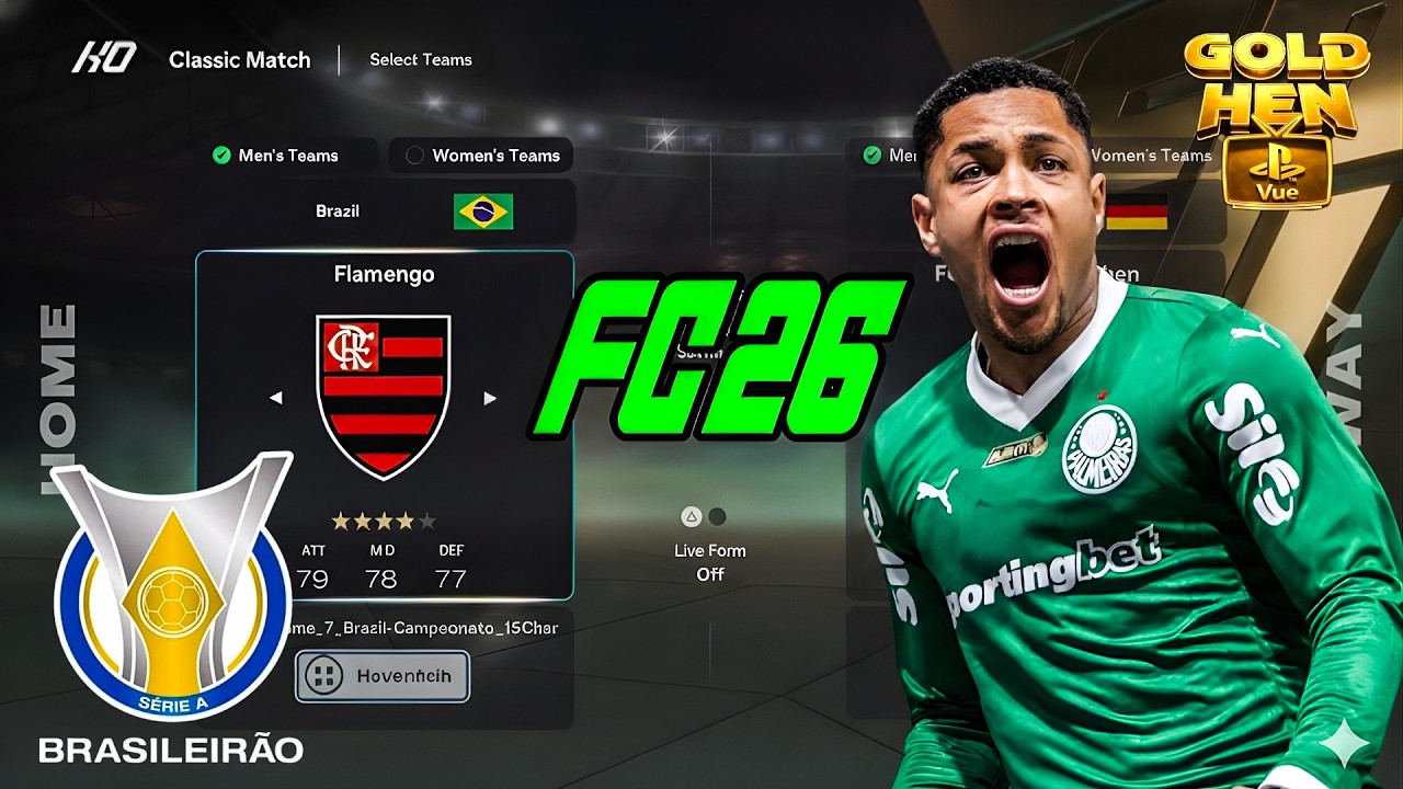 Como adicionar a Liga Brasileira no EA Sports FC 26!