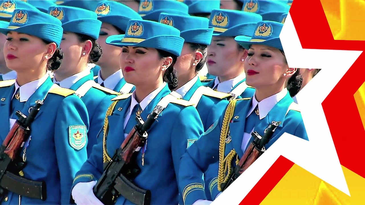 ЖЕНСКИЕ ВОЙСКА КАЗАХСТАНА ★ Военный парад в Астане ★ WOMEN'S TROOPS OF KAZAKHSTAN ★ #militaryparade