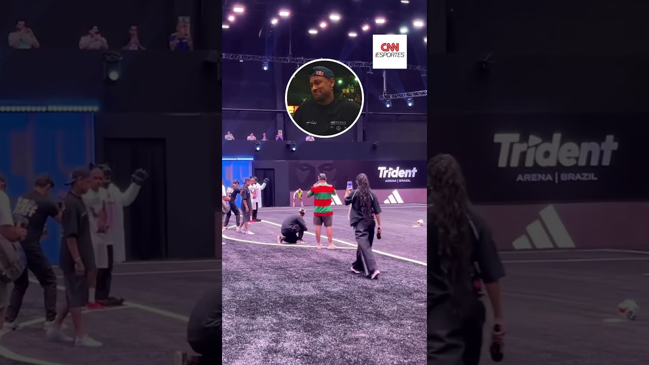 Ap&oacute;s ficar fora da convoca&ccedil;&atilde;o, Neymar marca gol na Kings League | CNN ESPORTES