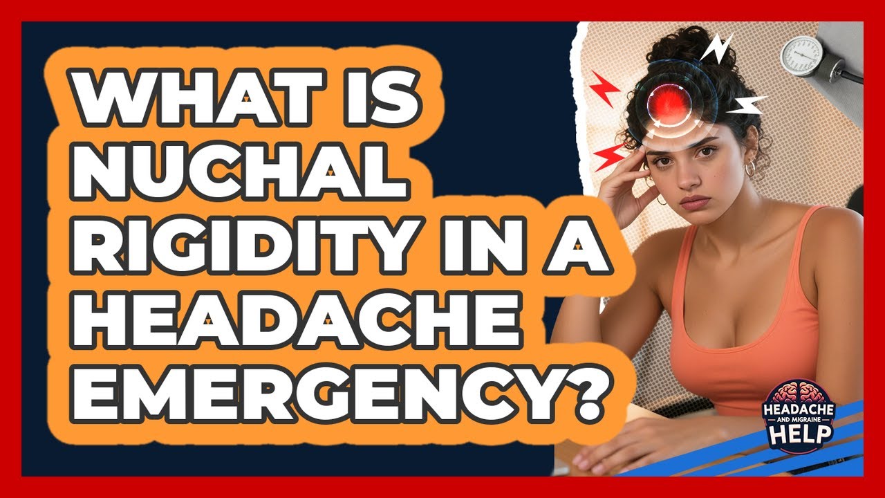What Is Nuchal Rigidity In A Headache Emergency? - Headache and Migraine Help