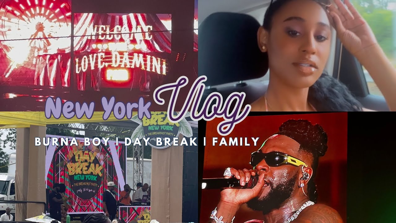 New York Vlog| Burna Boy Concert| Day Break Breakfast Party| Brooklyn| Queens | Bronx| Summer 2023