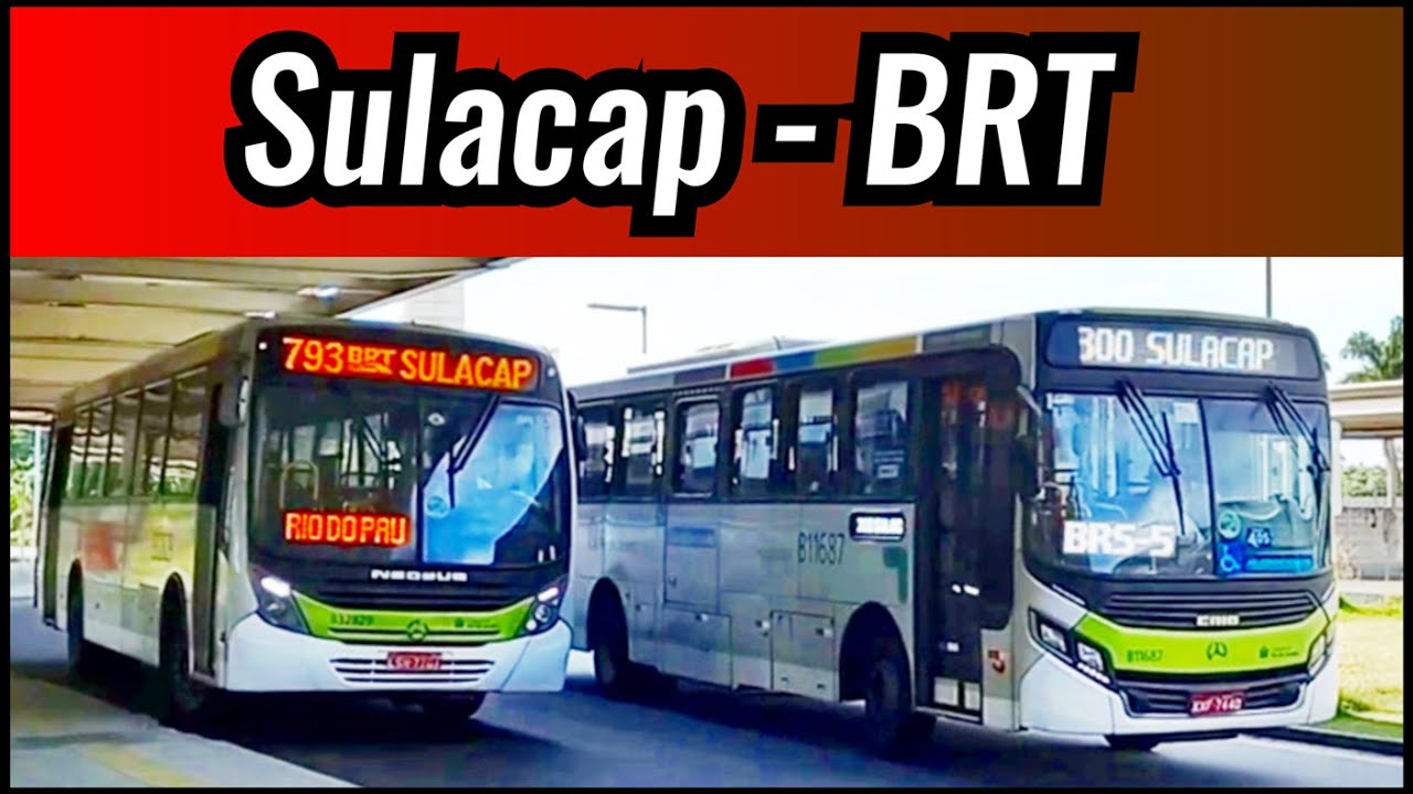 Sulacap e BRT - Movimentação dos ônibus pelo bairro - Rio de Janeiro