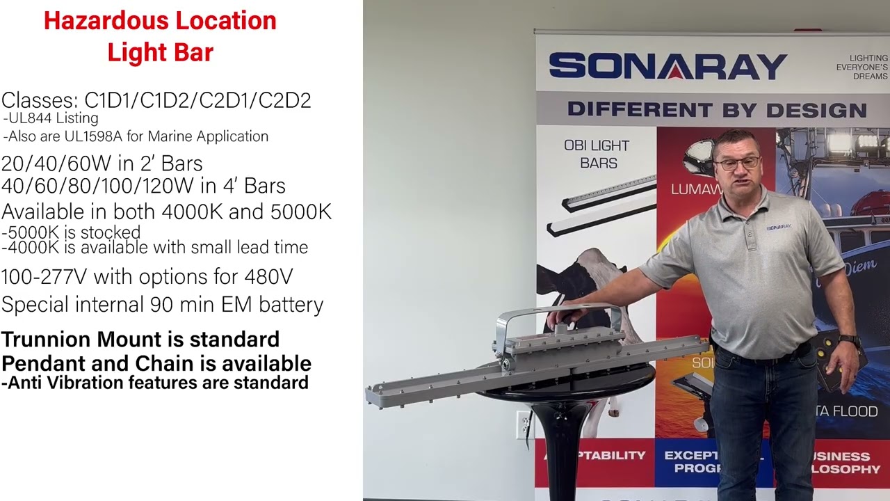 Hazardous Location Light Bar Summary