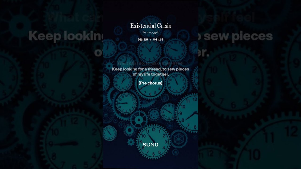 Existential Crisis. V1. Original Lyrics 