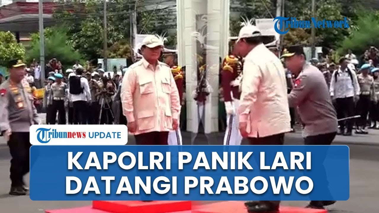 Momen Kapolri Berlari Hampiri Presiden Prabowo untuk Beri Info di Akpol, Arahkan RI 1 saat Seremoni