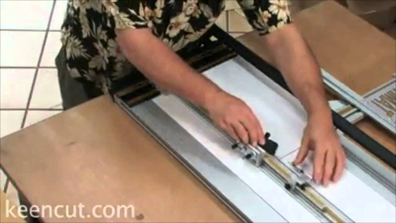 Foster Keencut Ultimat Gold: Cutting Reverse Bevels