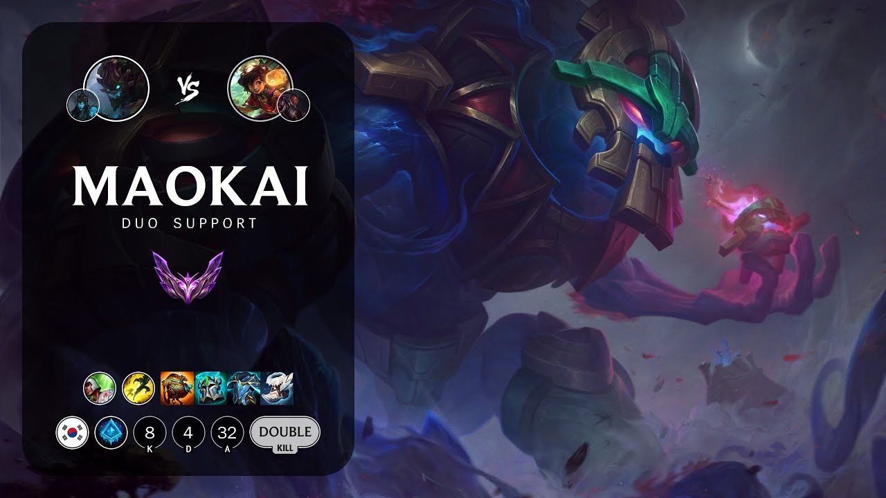 Maokai Support vs Milio - KR Master Patch 14.1