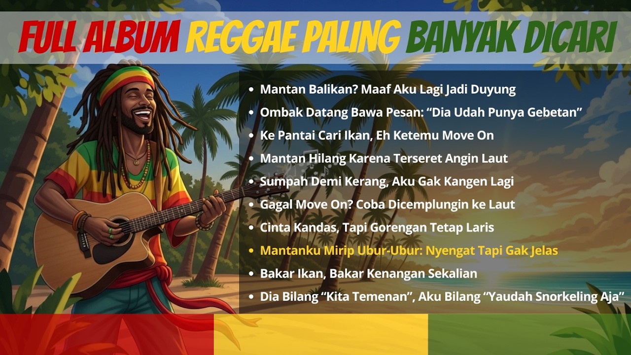 FULL ALBUM REGGAE PALING ENAK DIDENGAR 🌴 Reggae Santai Nonstop #viral #spotify #reggeaton