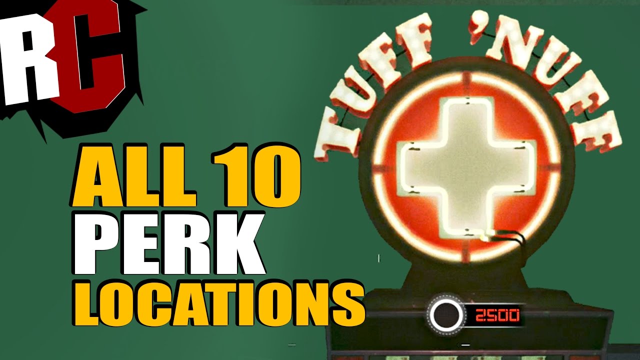 All Perk Locations in Spaceland - Call of Duty Infinite Warfare Zombies
