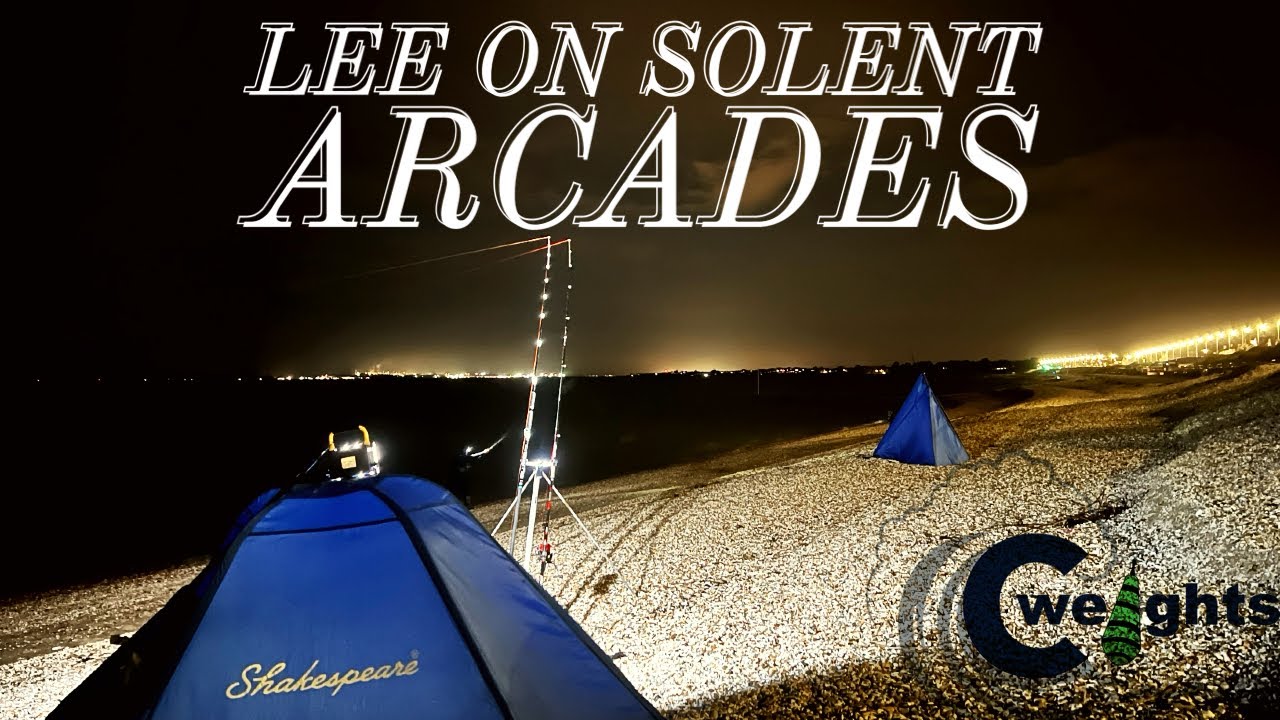 Fishing At LEE ON SOLENT Arcades - Tough Winter Sea Fishing UK