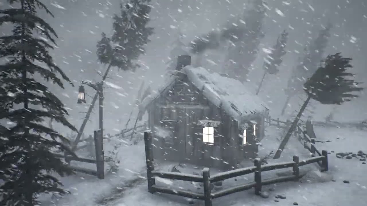 BRUTAL ARCTIC WINTER with EXTREME COLD and blizzard for sleeping | Primal Polar Night Surge 2026