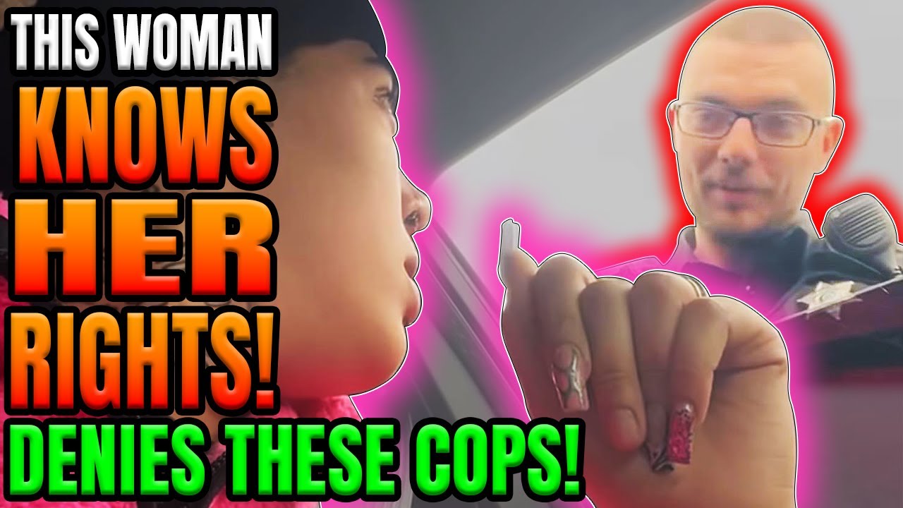 Woman HANDLES Cops Like a PRO! Put Your Leg Back in The Car Antonio!
