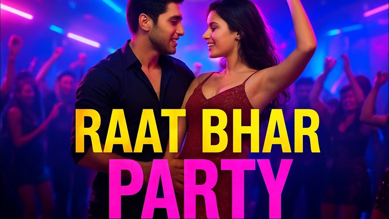 Raat Bhar Party | New Party Dance Song | Couple Dance | DJ Bass Boost | 2025