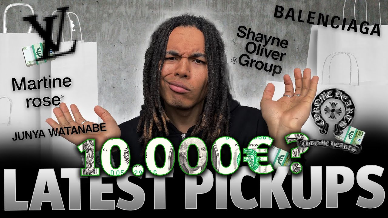 MEINE TEUERSTEN PIECES JEMALS 🤑😱| 10.000€ LATEST PICKUPS ?!?!?!?💸💰| CHROME HEARTS, BALENCIAGA, LV 🛍️